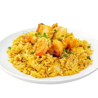 Riz thaï aux crevettes