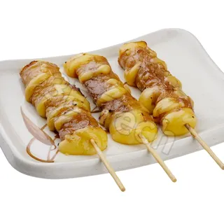 Brochettes de bœuf au fromage